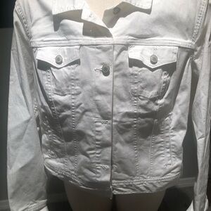 Old Navy white Jean jacket